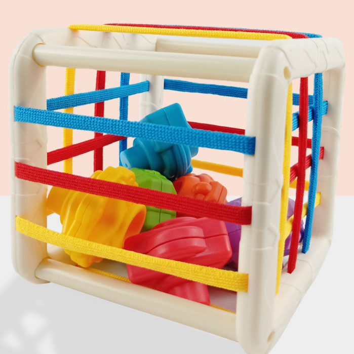 Đồ chơi GIÁO DỤC MONTESSORI thông minh hộp đan dây Autumn063