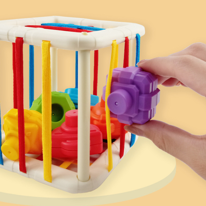 Đồ chơi GIÁO DỤC MONTESSORI thông minh hộp đan dây Autumn063