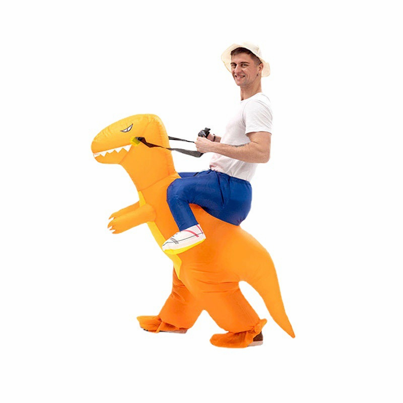 Bộ Đồ Bơm Hơi Hóa Trang Khủng Long Hoạt Hình Vui Nhộn Cho Người Lớn Và Trẻ Em Dịp Halloween