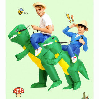  Bộ Đồ Hóa Trang Khủng Long T-REX Bơm Hơi Vui Nhộn Cho Halloween Giáng Sinh Cosplay khủng long bạo chúa 