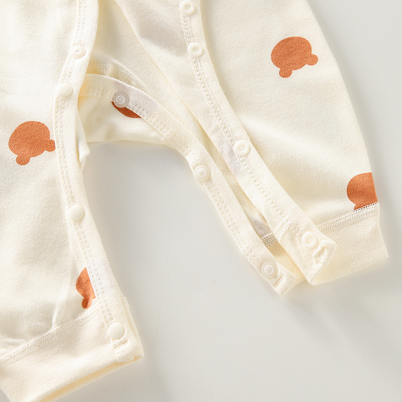 Dễ thương dài-tay áo bông Áo liền quần cho bé