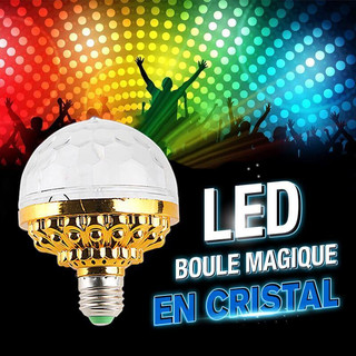 Đèn led trang trí tết, bóng đèn nháy 7 màu tự xoay cảm biến theo nhạc