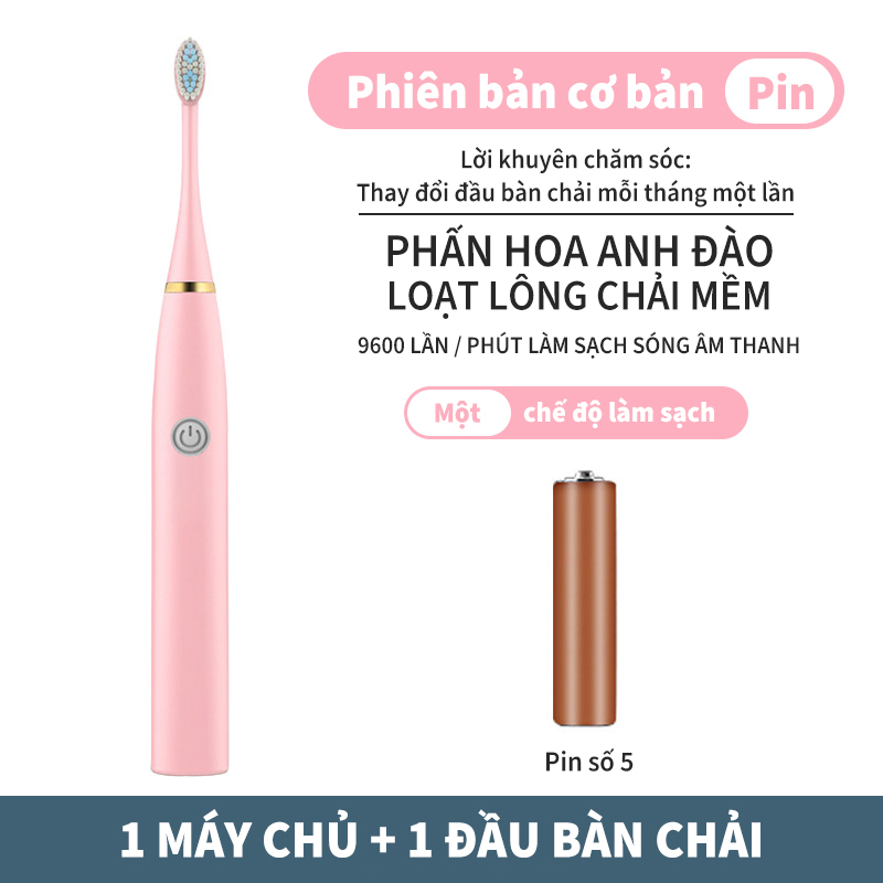 Bàn Chải Đánh Răng Điện Tự Động Mềm Mại Có Thể Sạc Lại Cho Người Lớn Và