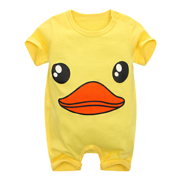Thời trang cotton baby romers phim hoạt hình in quần áo trẻ em