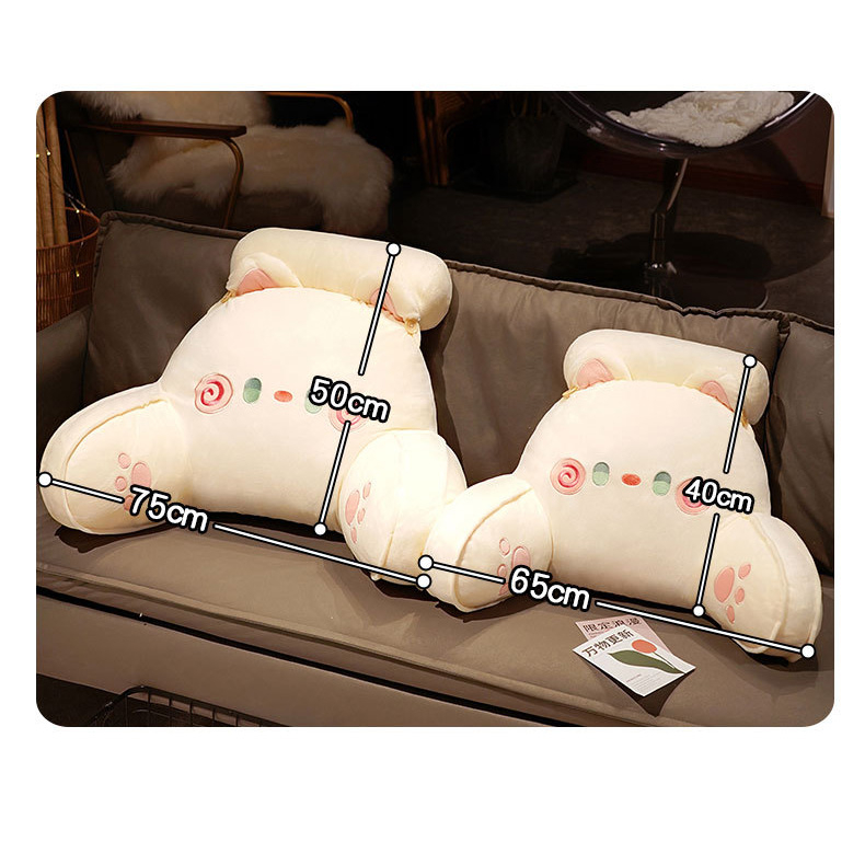 Meng ni phim hoạt hình đệm đầu giường gói mềm đệm lưng eo