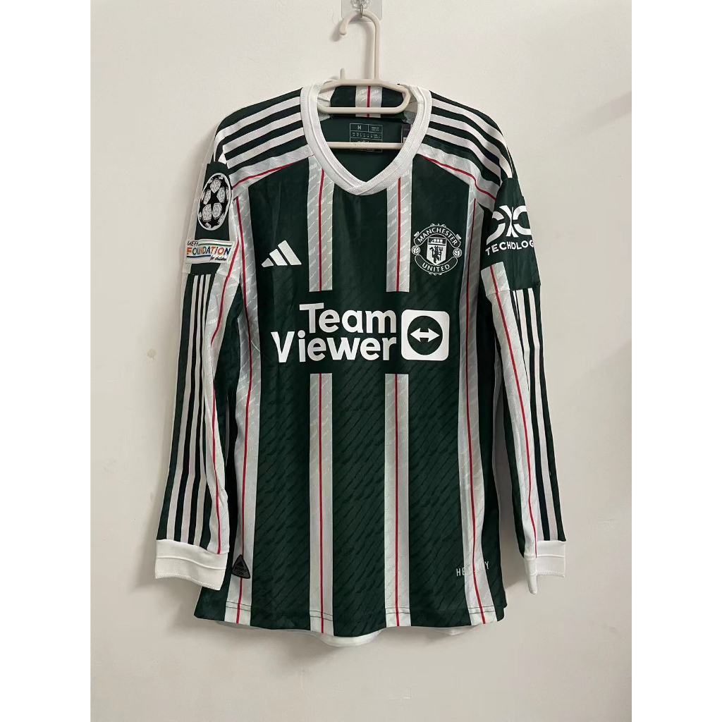 23-24 manuaway game  áo bóng đá dài tay s-xxl * chất lượng cao * t-shirt