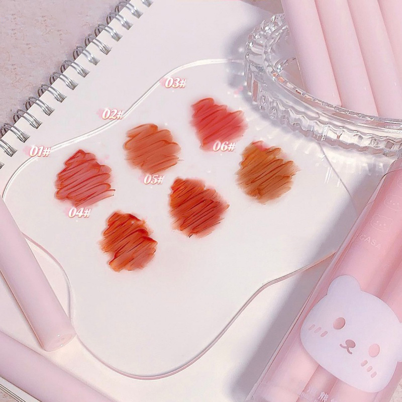 Magiccasa bubble bear set mirror lip glaze