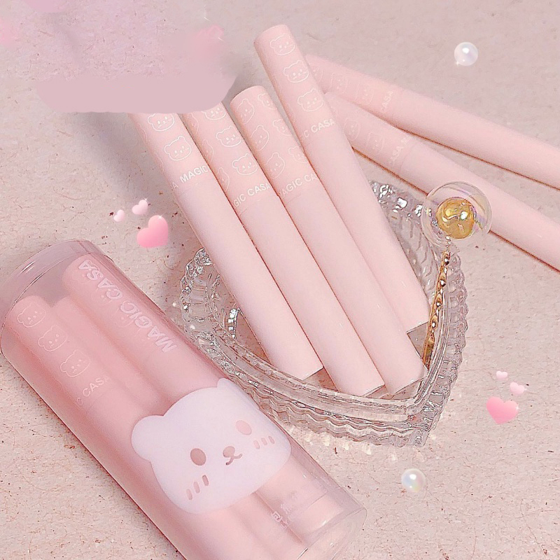 Magiccasa bubble bear set mirror lip glaze