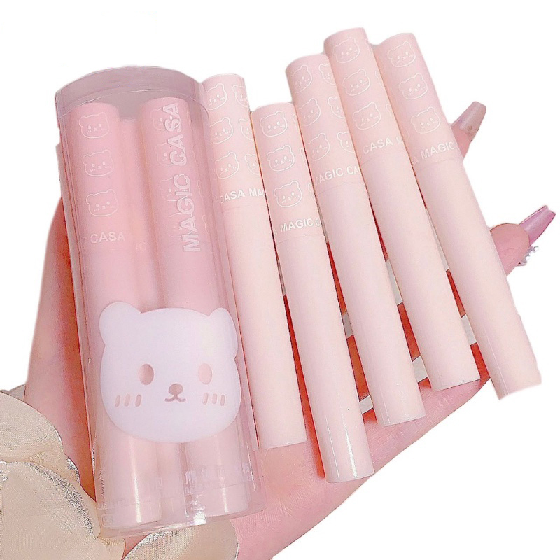 Magiccasa bubble bear set mirror lip glaze