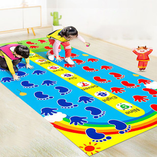 Thảm tập bò trẻ em trò chơi chống nước vải cho gia đình