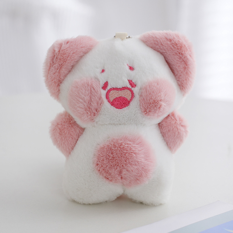 Gấu bông METOO hình mèo Doodle đang cười dùng làm móc khóa