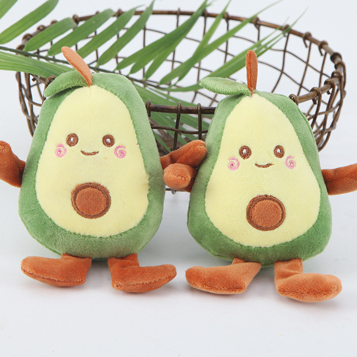 Búp bê bơ đồ chơi sang trọng máy búp bê quà tặng nhỏ móc chìa khóa mặt dây chuyền búp bê