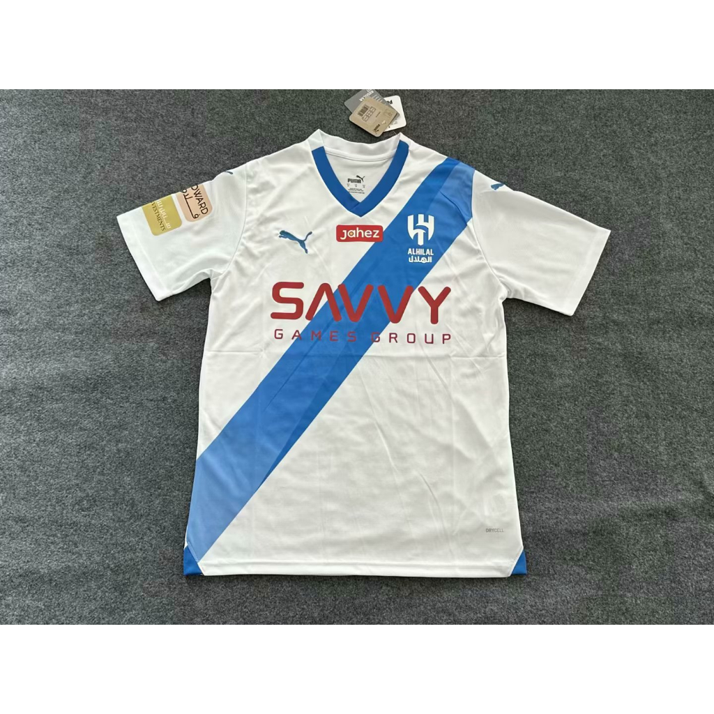 Áo Thun Bóng Đá Sân Khách s-2xl * Chất Lượng Cao Size s-23-24 al hilal