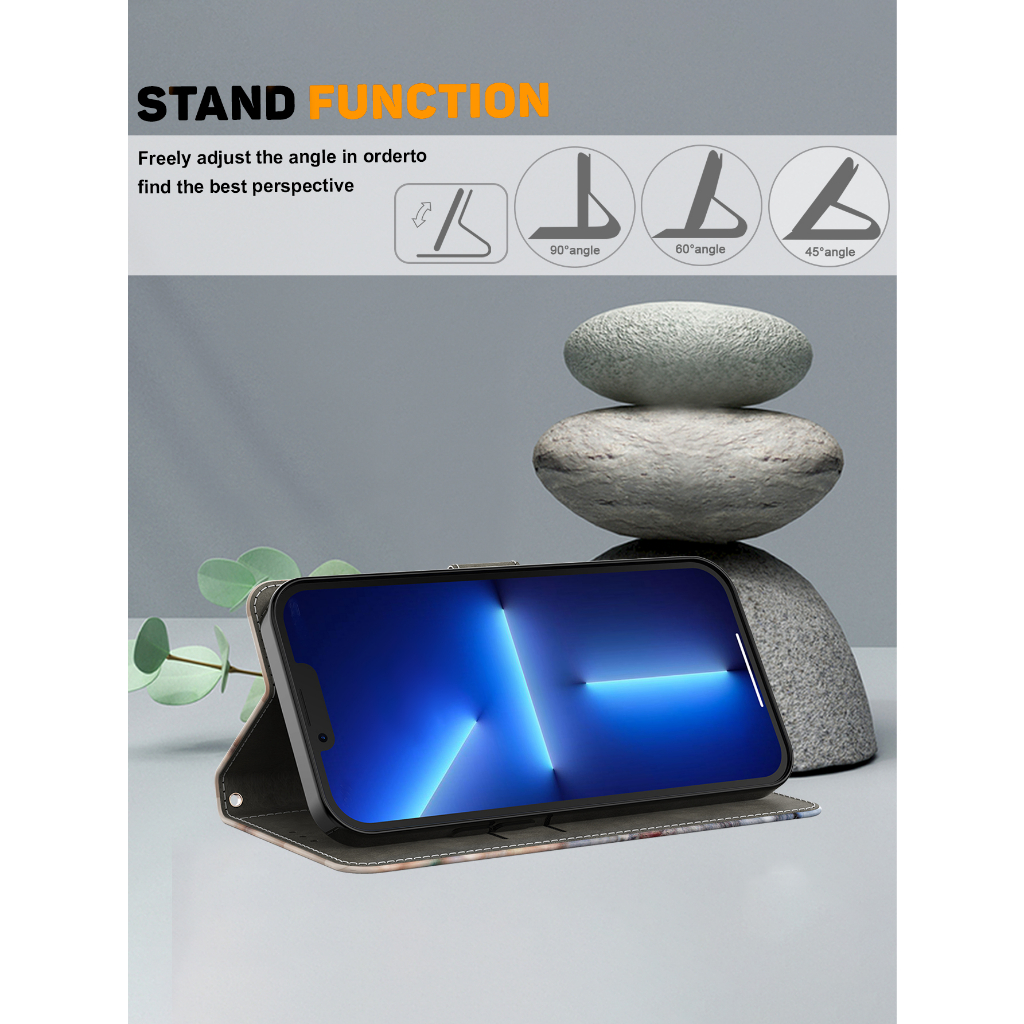 Vỏ điện thoại mới cho samsung galaxy a12 a52 a52s 4g 5g a21s a50 a51 a71 4g hoa văn sơn pha lê từ tính ví da pu bao da lật có khe cắm thẻ