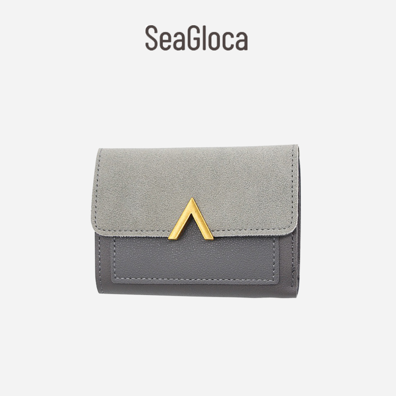 Ví đựng tiền xu SeaGloca thiết kế mới đơn giản phong cách Hàn Quốc thời trang cho nữ
