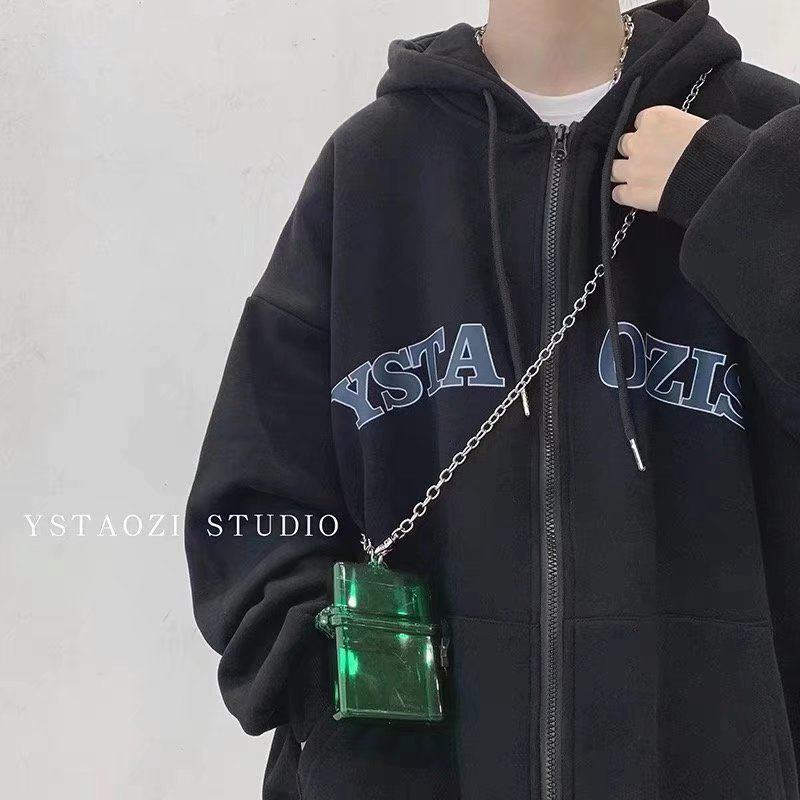 Áo Khoác Hoodie zip nỉ bông nam nữ form rộng jacket unisex Áo Hoodie có khóa kéo Cotton Dày Dặn phong cách hàn quốc