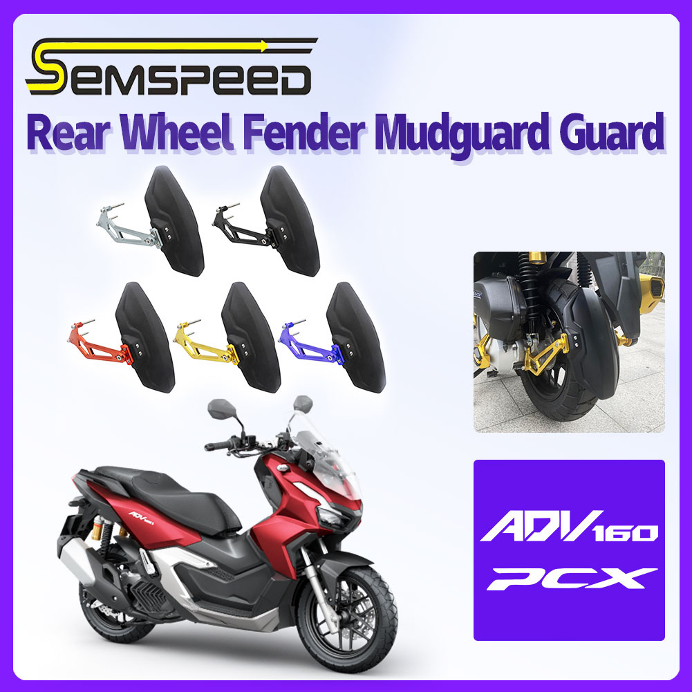 【SEMSPEED】Honda ADV PCX 160 PCX160 ADV160 2021-2025 Bánh Sau Fender Chắn Bùn Bảo Vệ Lốp Hugger Mở