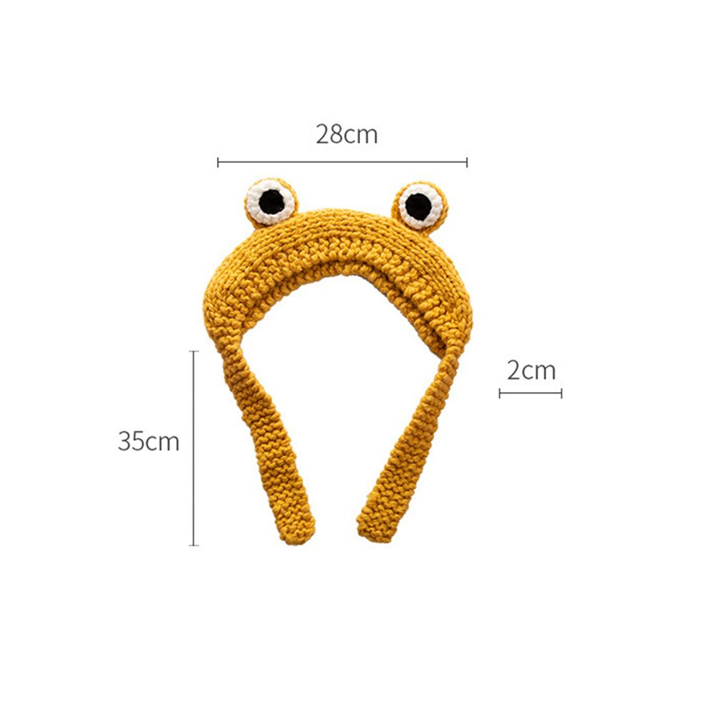 Mũ beanie Hình Chú Ếch MIHAN1 Dùng Làm Đạo Cụ Chụp Ảnh Cho Bé
