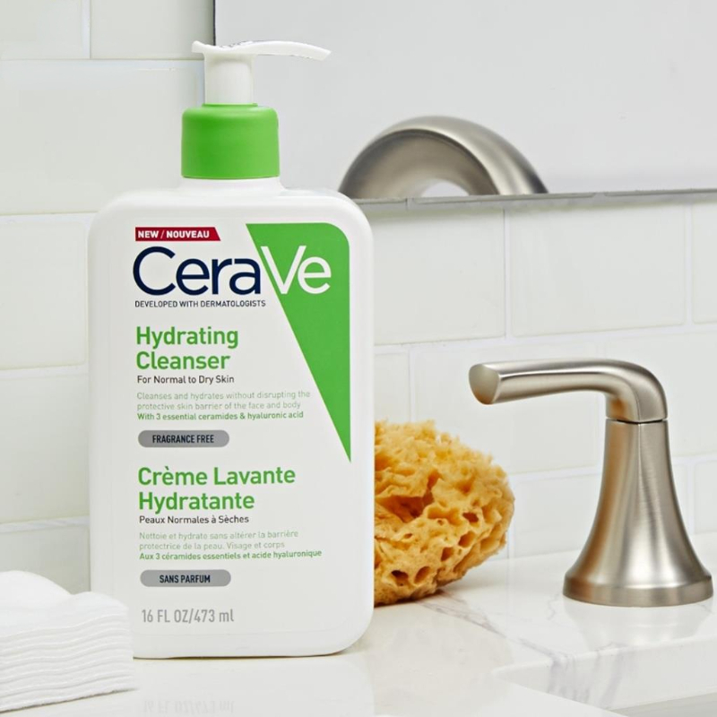 Cerave foam facial cleanser 236ml - original dành cho da dầu, da khô, mụn nhạy cảm