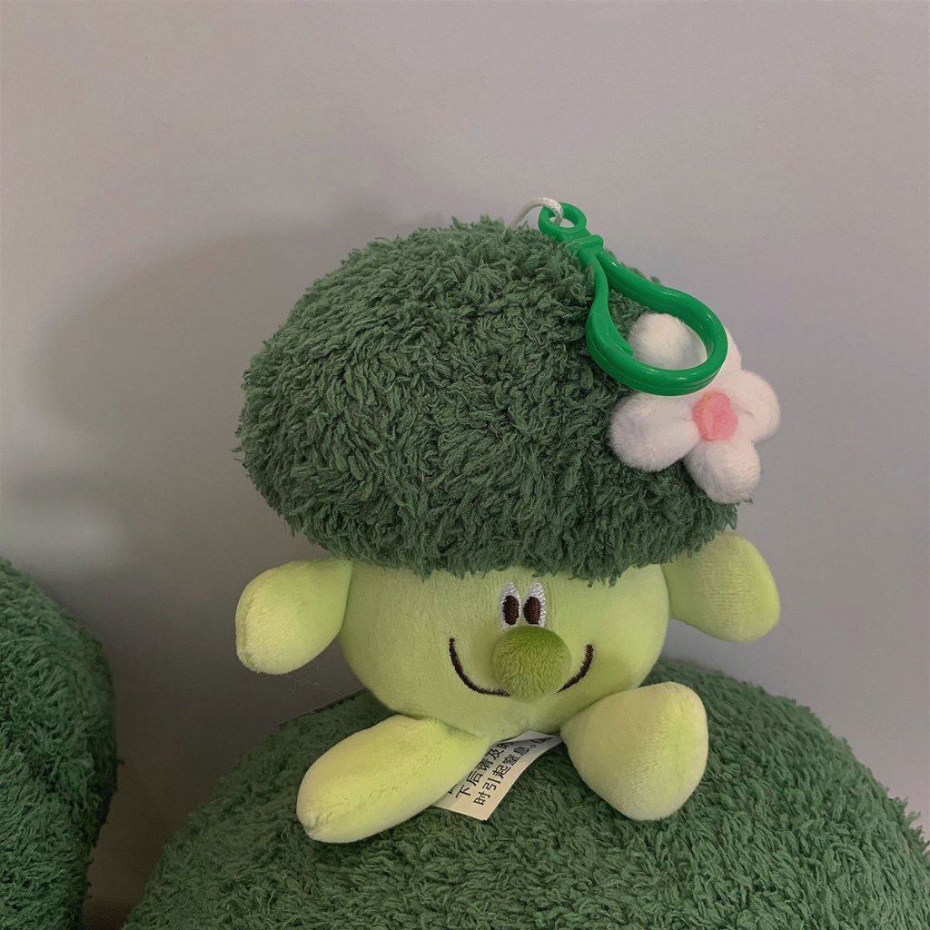Dễ thương bông cải xanh ragdoll đồ chơi sang trọng mặt dây chuyền nhỏ búp bê súp lơ gối súp lơ ragdoll quà tặng sinh nhật