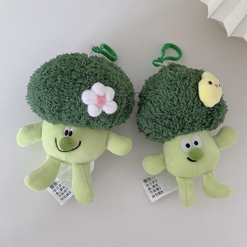 Dễ thương bông cải xanh ragdoll đồ chơi sang trọng mặt dây chuyền nhỏ búp bê súp lơ gối súp lơ ragdoll quà tặng sinh nhật