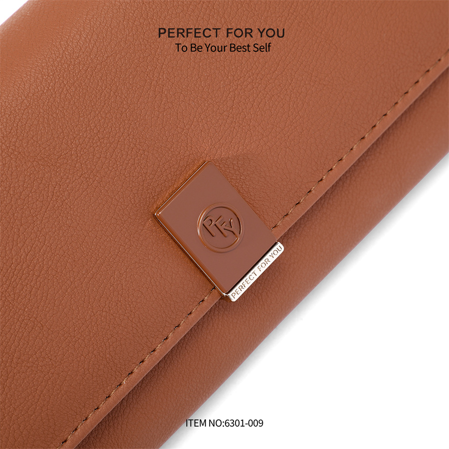 Ví dài nữ hàn quốc thiết kế thời trang ví dài da dung tích cao ví nữ 6301-009