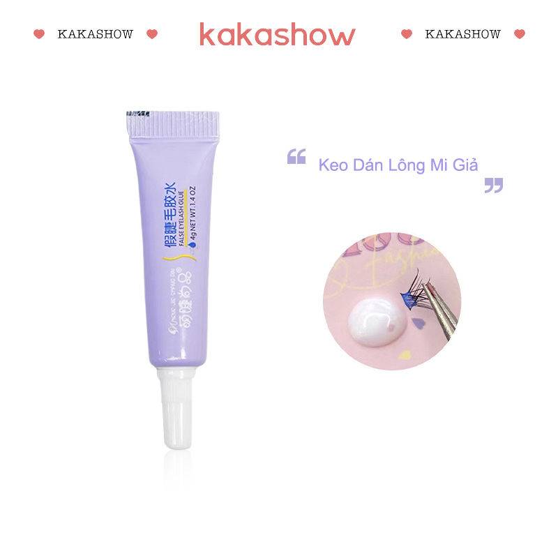 kakashow Keo Dán Lông Mi Giả Khô Nhanh Lâu Trôi Không Kích Ứng Dịu Nhẹ Tự Dính Lâu Trôi Không Thấm Nước 4g A531