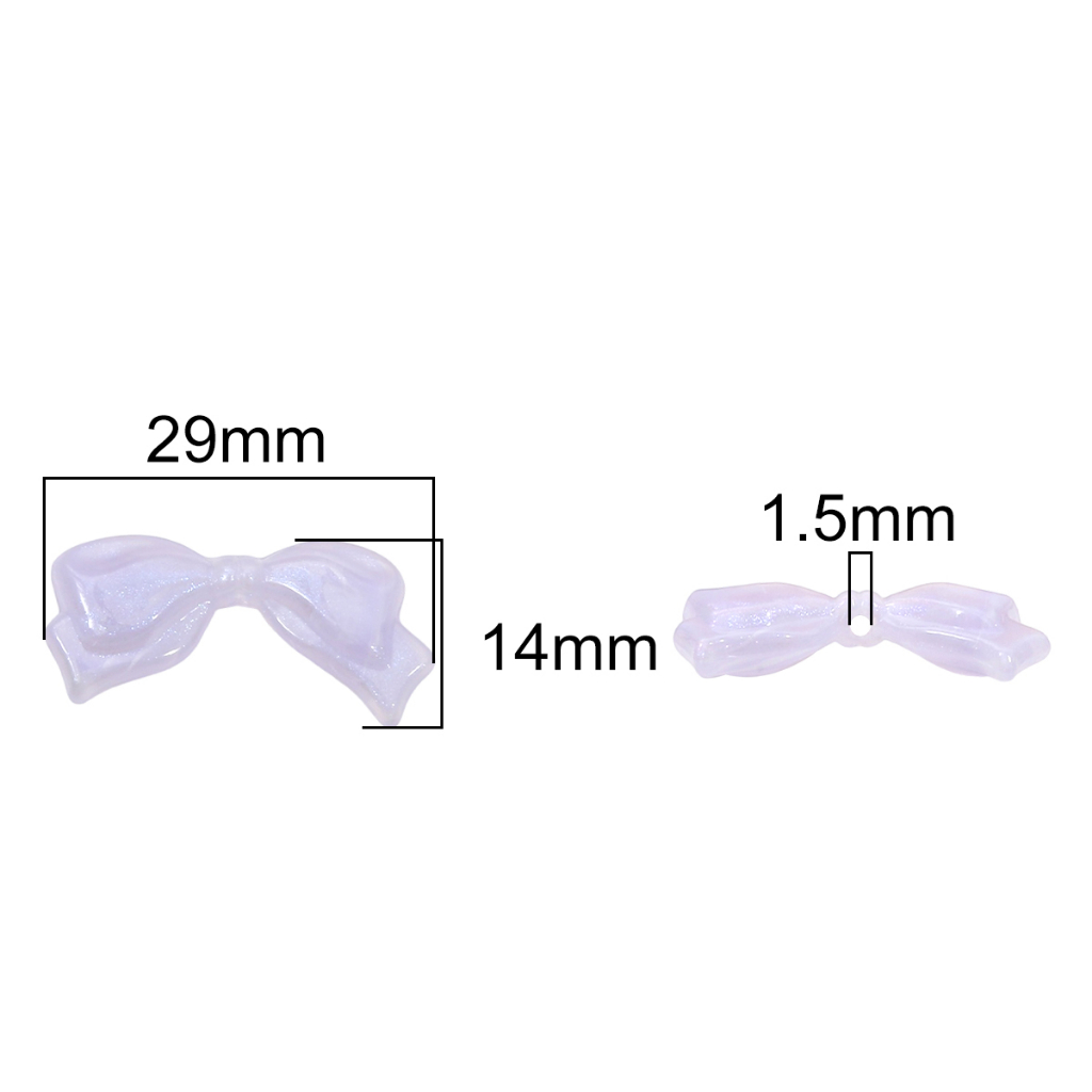 Ruy băng nhấp nháy bowknot mabe blue tears series bowknot diy làm móc khóa / bông tai / phụ kiện chuỗi treo