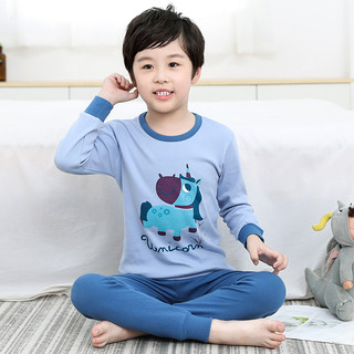 Bộ đồ ngủ dài tay bằng vải cotton cho bé 2-12 tuổi