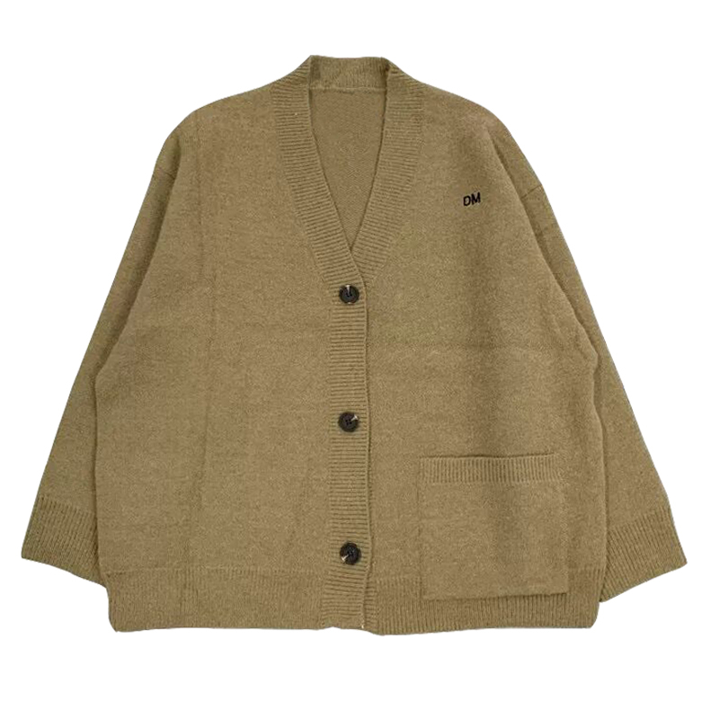 Áo khoác len đan len tay dài kiểu rộng rãi xinh xắn cho người đa năng