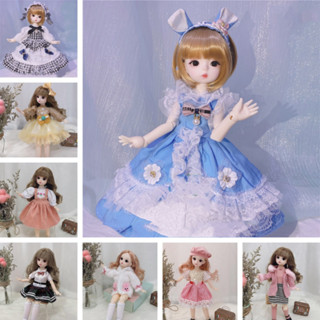 30 cm bjd loli búp bê lolita quần áo 1/6 bjd phụ kiện váy hầu gái đẹp quà tặng cô gái