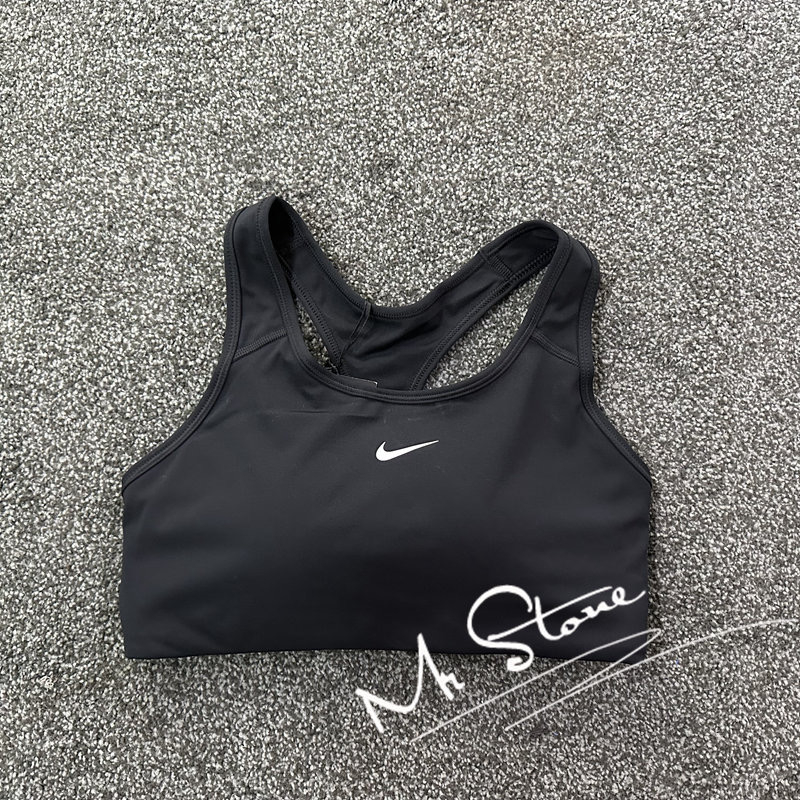 Nike / nike 100% women's medium-intensity one-piece bra underwear running fitness vest sports bra bv3637