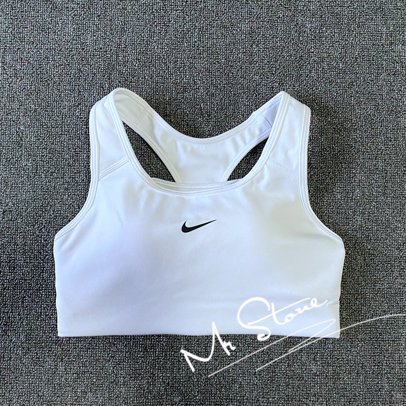 Nike / nike 100% women's medium-intensity one-piece bra underwear running fitness vest sports bra bv3637