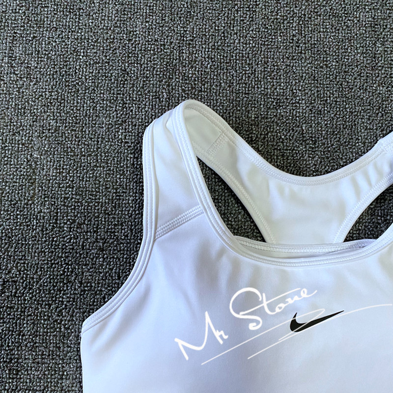 Nike / nike 100% women's medium-intensity one-piece bra underwear running fitness vest sports bra bv3637