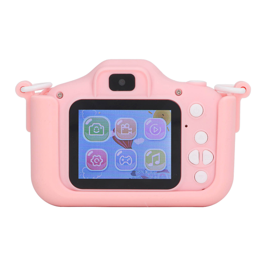 Máy ảnh kỹ thuật số dành cho trẻ em Màn hình HD 2.0 inch có thể sạc lại quay phim tự sướng dây buộc bé trai gái