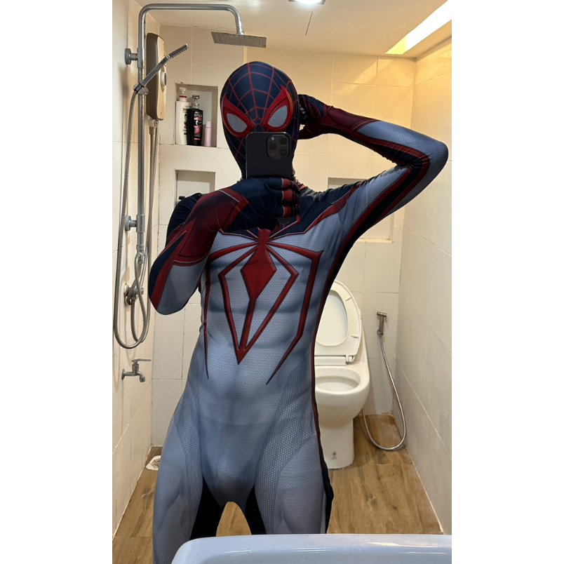 Bộ Trang Phục Hóa Trang Người Nhện Lycra zentai ps5 Dành Cho Nam