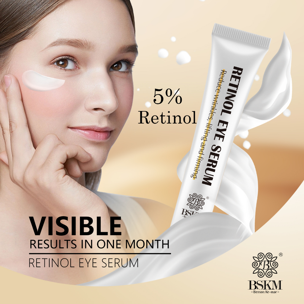 Bộ Re2 sản phẩm BSKM chống lão hóa retinol serum dưỡng da mặt/ mắt với con lăn giảm nếp nhăn làm trắng nâng da săn chắc