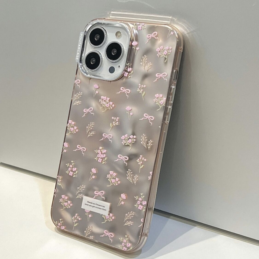 Ốp Điện Thoại tpu Mềm Mạ Điện Hình Hoa Bướm 3d Cho iphone 15 pro max 14promax 14 14pro 13promax 13pro 12promax 11