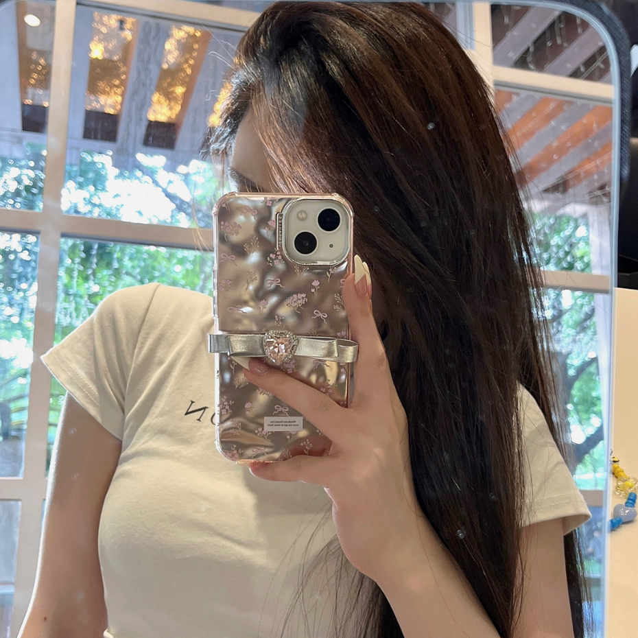 Ốp Điện Thoại tpu Mềm Mạ Điện Hình Hoa Bướm 3d Cho iphone 15 pro max 14promax 14 14pro 13promax 13pro 12promax 11