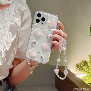 Ốp lưng hình bướm kim cương 3d dễ thương cho iphone 14 13 12 11 pro x xr xs max mặt sau acrylic ốp lưng mềm chống sốc
