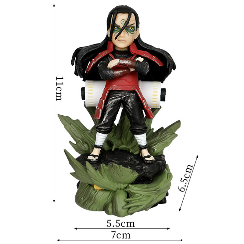 Naruto might guy senju hashirama tobirama hành động hình anime bức tượng nhỏ mô hình búp bê đồ chơi trẻ em