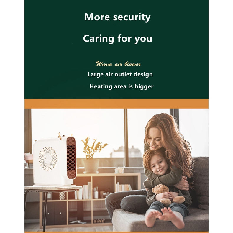 TAIDU Máy sưởi gia đình máy sưởi điện nhỏ để bàn