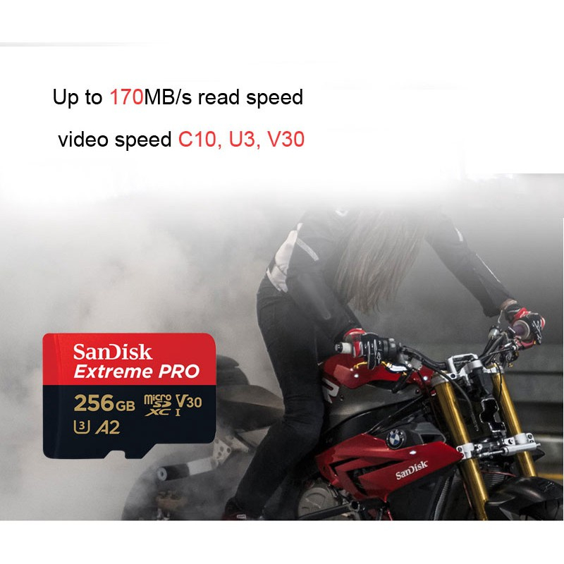 Sandisk 100% thẻ nhớ gốc extreme pro16gb 32gb 64gb 128gb 256gb 512gb thẻ nhớ micro sd class10 uhs-1 thẻ nhớ flash microsd