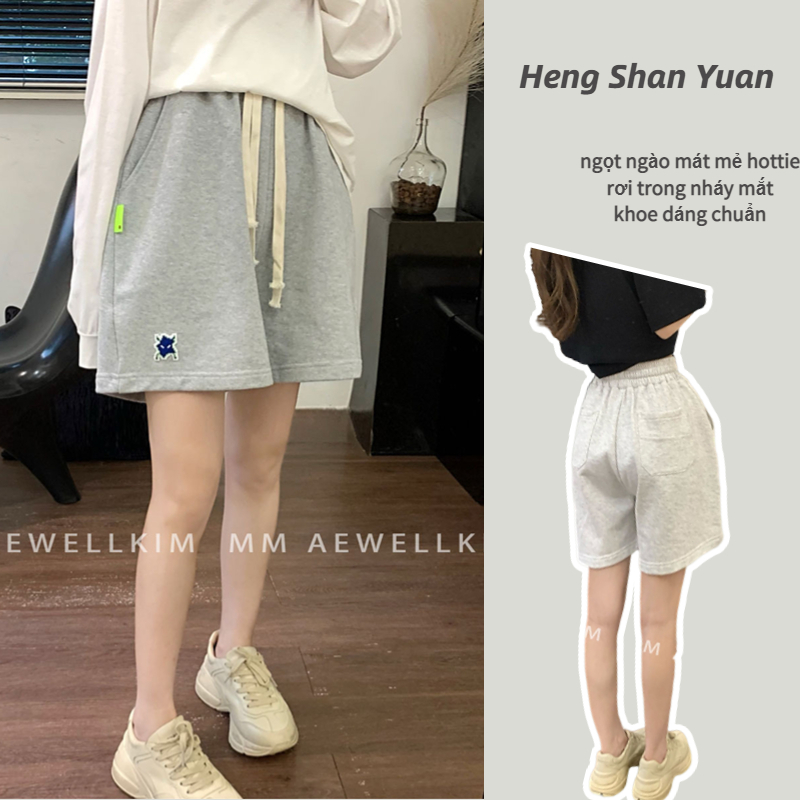 Quần Short Thể Thao Dáng Rộng Thiết Kế Mới 2023 Trẻ Trung Năng Động