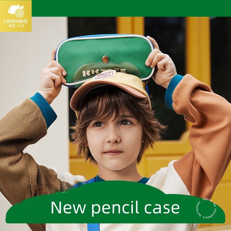 Lemonkid hộp đựng bút chì trẻ em hộp đựng bút chì học sinh dung tích lớn hộp bút chì nhiều lớp chống thấm nước cho bé trai và bé gái