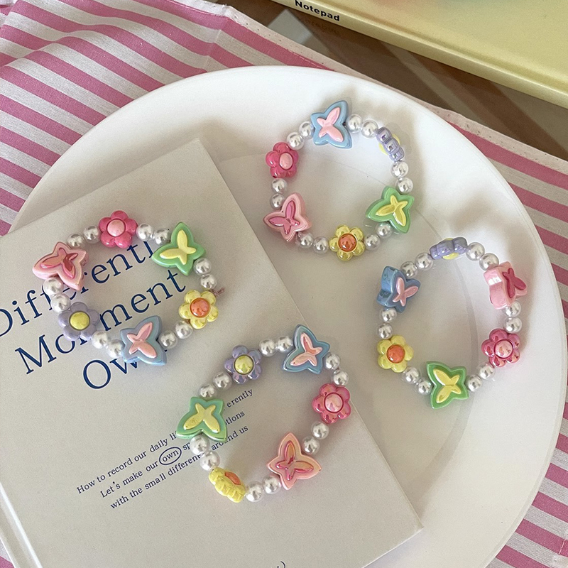 Ins bead bracelet star bead bracelet phụ kiện thời trang vòng tay cô gái quà tặng sinh nhật tinh tế