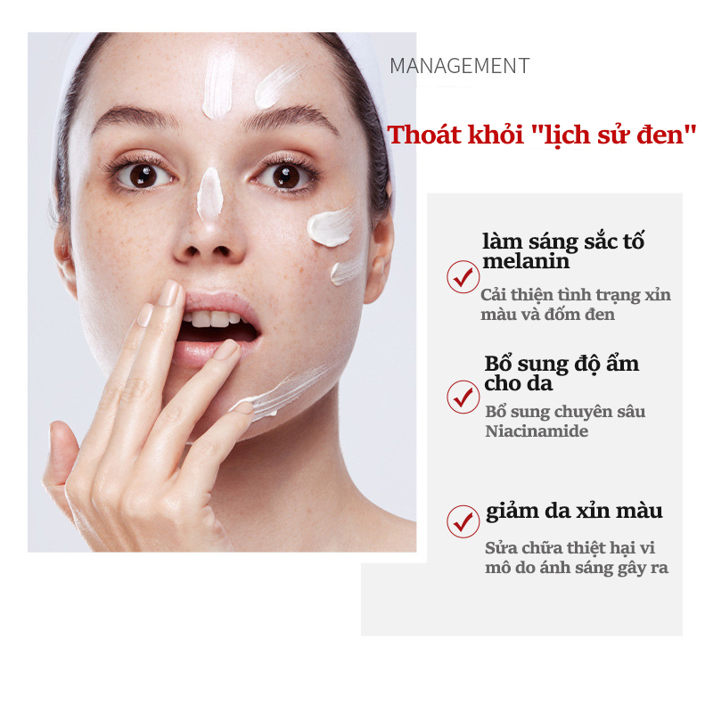 ⭐CHÍNH HÃNG⭐Tinh chất làm trắng sạch tàn nhang 20g*3 Kem trắng da và xóa tàn nhang, Hiệu quả làm mờ thâm nám tàn nhan, Kem nám tàn nhang
