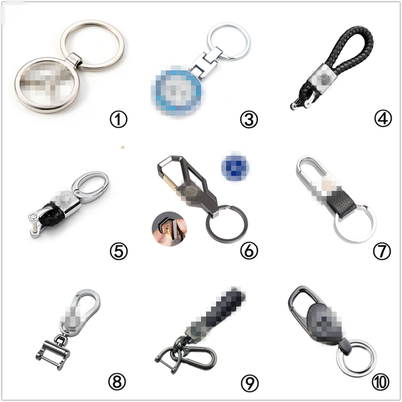 Bộ móc khóa: móc khóa hợp kim sáng tạo meta keychain có logo cho ben-z