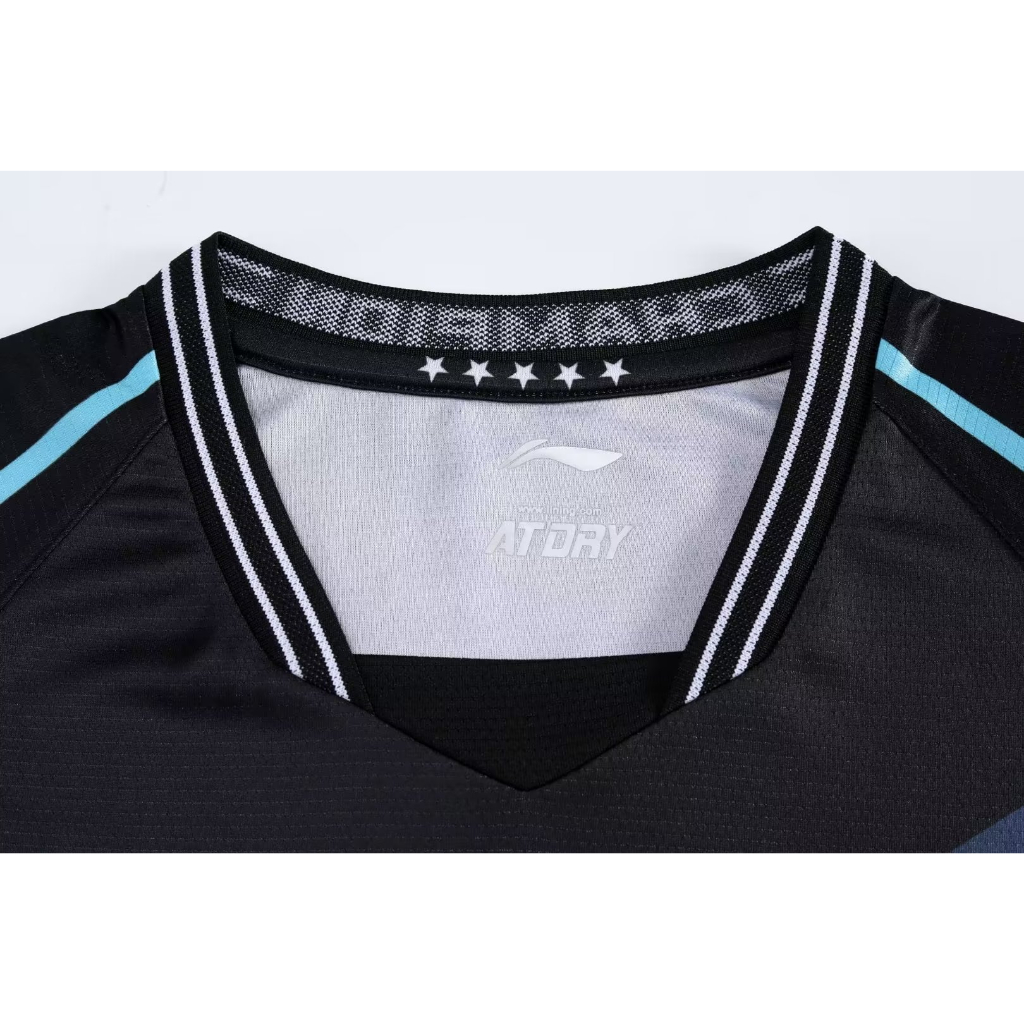 Li ning's new 2023 summer table tennis jersey quick-drying sweat-absorbing thoáng khí nam và nữ áo ngắn tay ngắn thi đấu jersey áo tập luyện dành cho trẻ em