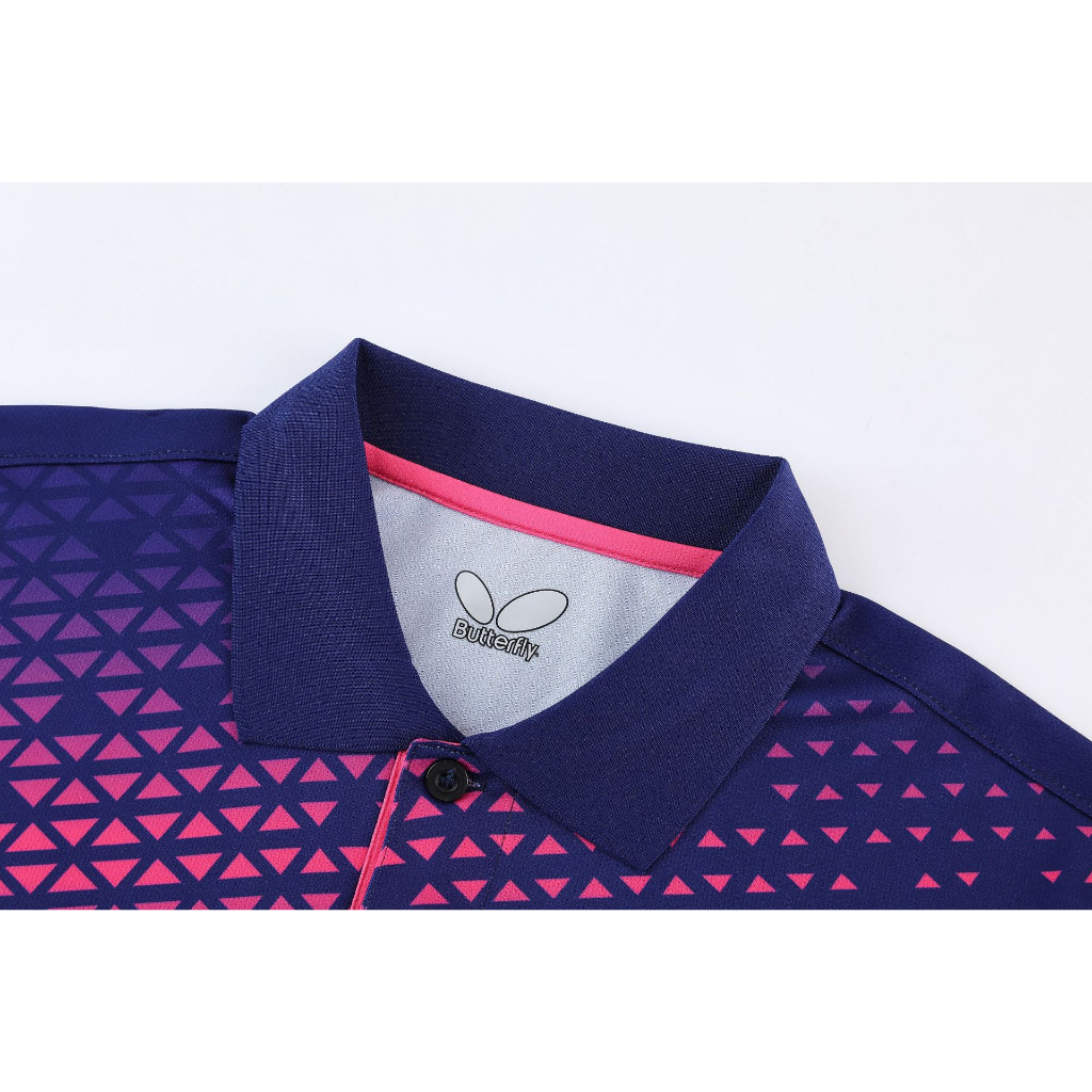 Butterfly nam và nữ bộ đồ thi đấu mới bộ đồ bóng bàn sấy nhanh thoáng khí mồ hôi-hấp thụ trẻ em Áo polo thể thao tay ngắn